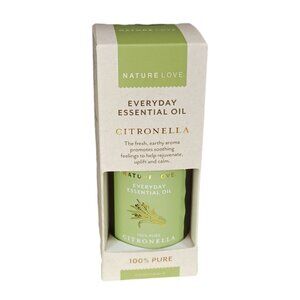 Nature Love Everyday Essential Oil Citronella Scent 4 fl. oz. Dropper Included